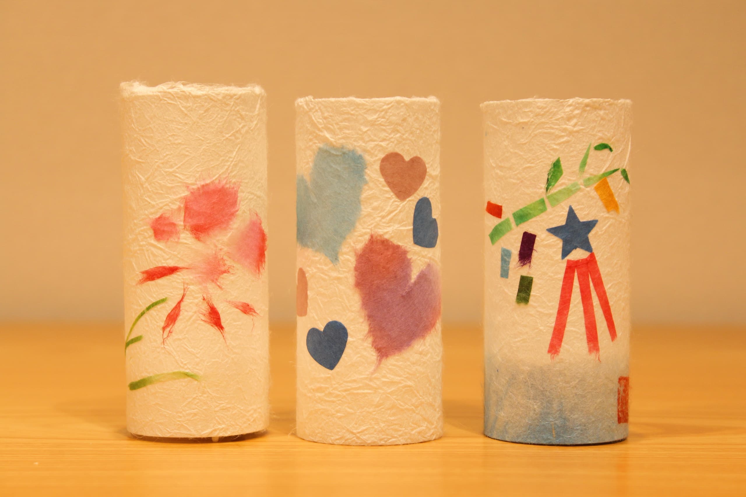 柳生和紙 ちぎり絵 体験